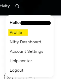 Profile, user, utilisateur, vendre NFT