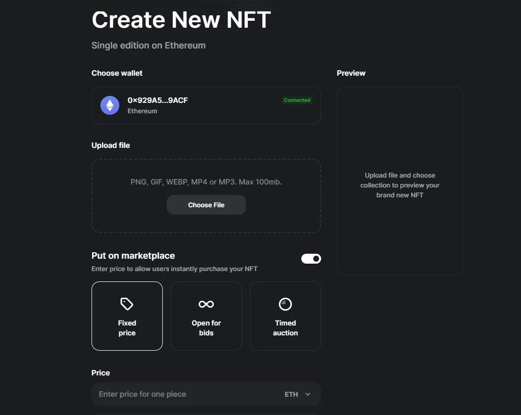 Créer NFT, NFT collection, comment créer un nft, nft