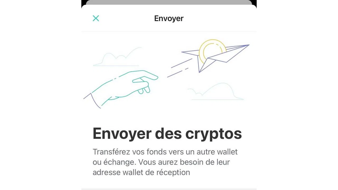 comment envoyer des crypto sur un autre portefeuille