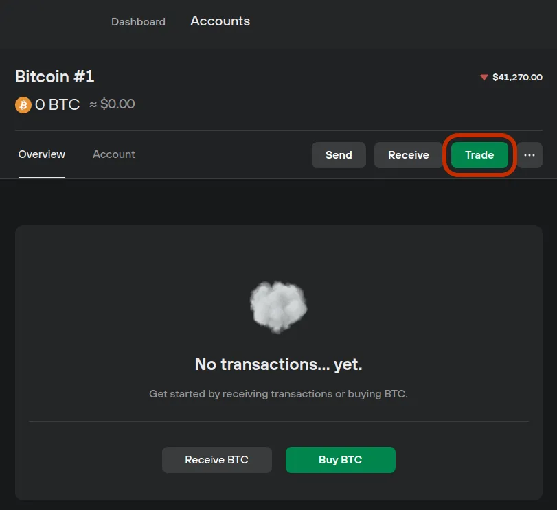 Depot de crypto sur le trezor wallet