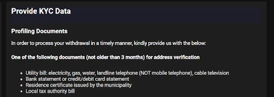 téléverser un justificatif de domicile sur ftx eu