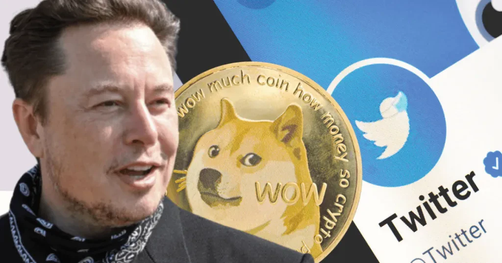Elon Musk et ses rapprochement avec Doge sur Twitter