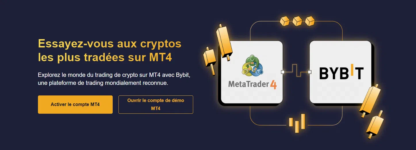 le trading de crypto avec metatrader 4 et bybit