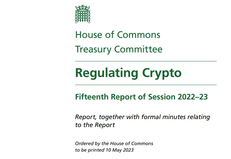 le rapport de la commission du trésor britannique sur les cryptomonnaies