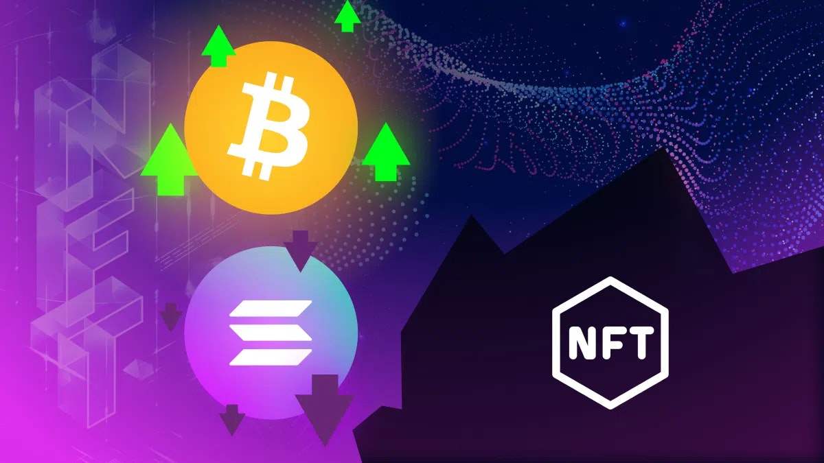 Bitcoin évince Solana en volume d’échange de NFT