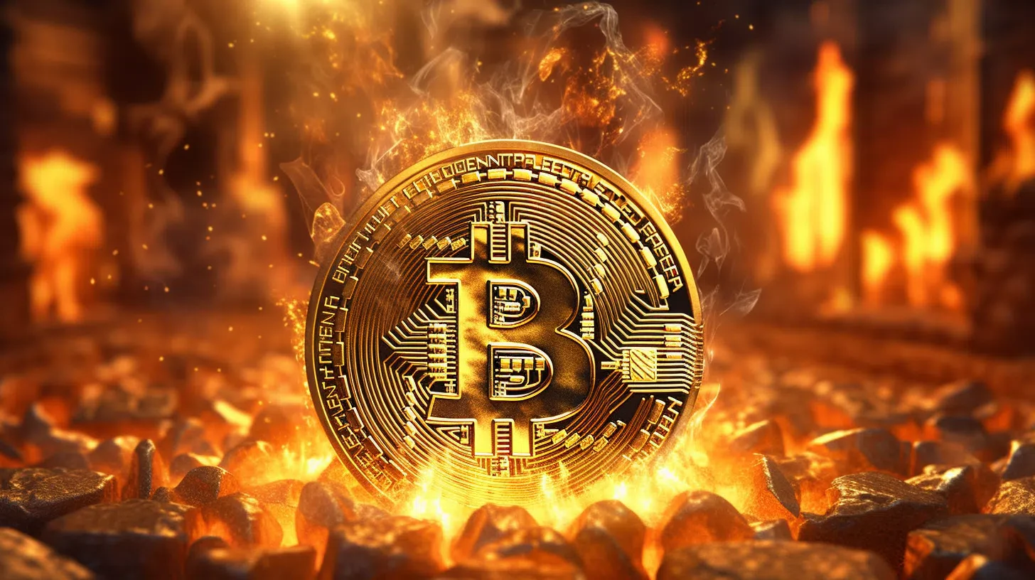 bitcoin brûle à cause des jetons brc-30 réseau congestionné