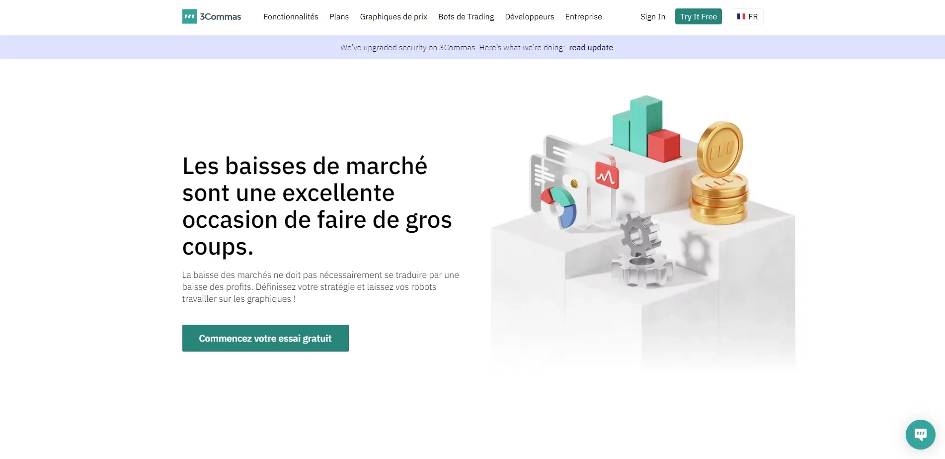 avis 3commas après les problèmes api