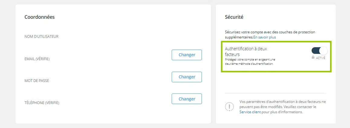comment activer l’authentification 2fa etoro sécurité