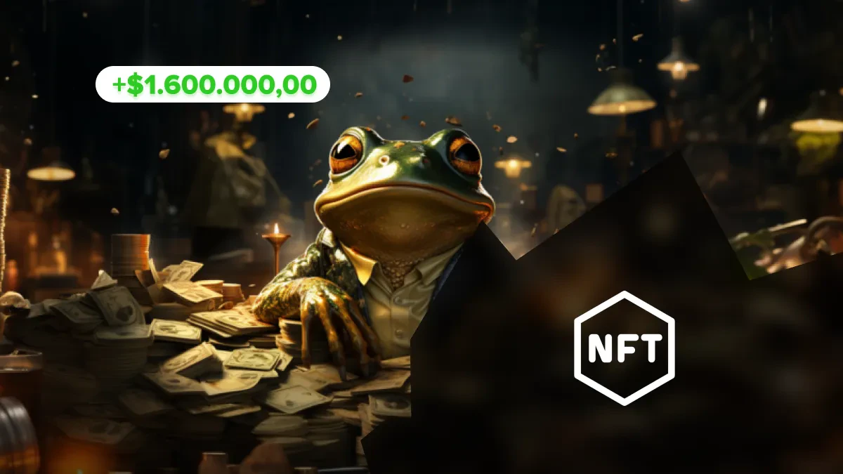 Le NFT Crytoadz se vend 1,6 millions de dollars erreur blanchiment d'argent