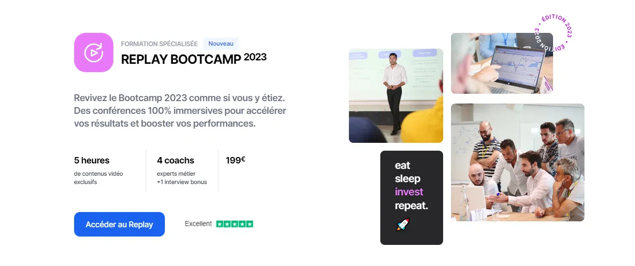 le bootcamp 2023 en replay sur alti trading