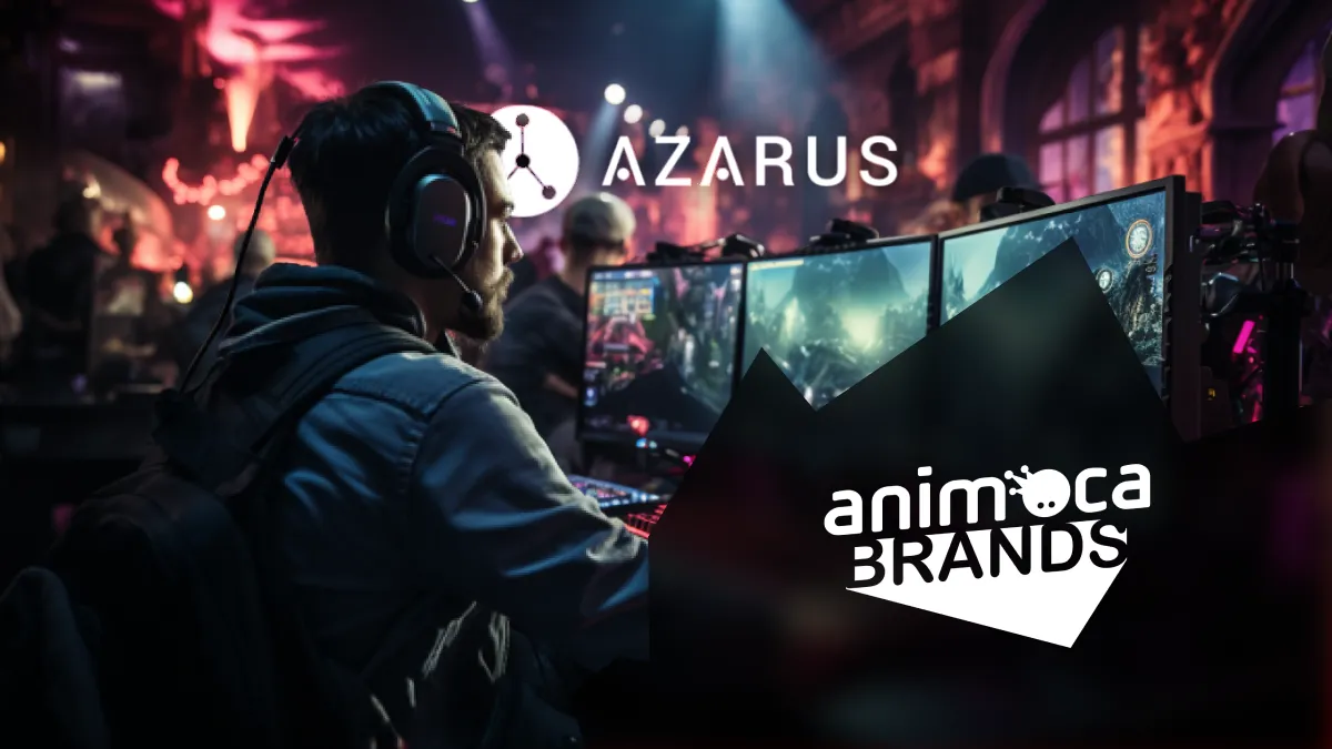 Acquisition d'Azarus streaming web3 par Animoca jeu vidéo géant gaming