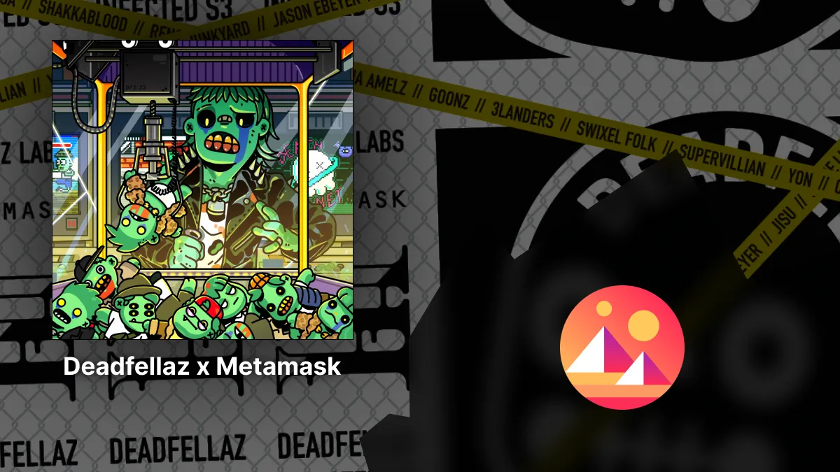 Metamask Deadfellaz Decentraland expérience immersive horreur