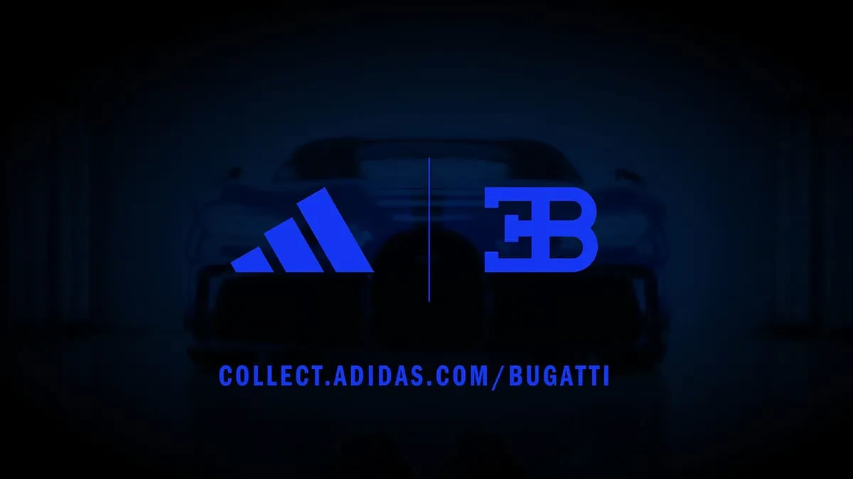 collect adidas bugatti drop nft chaussures enchères