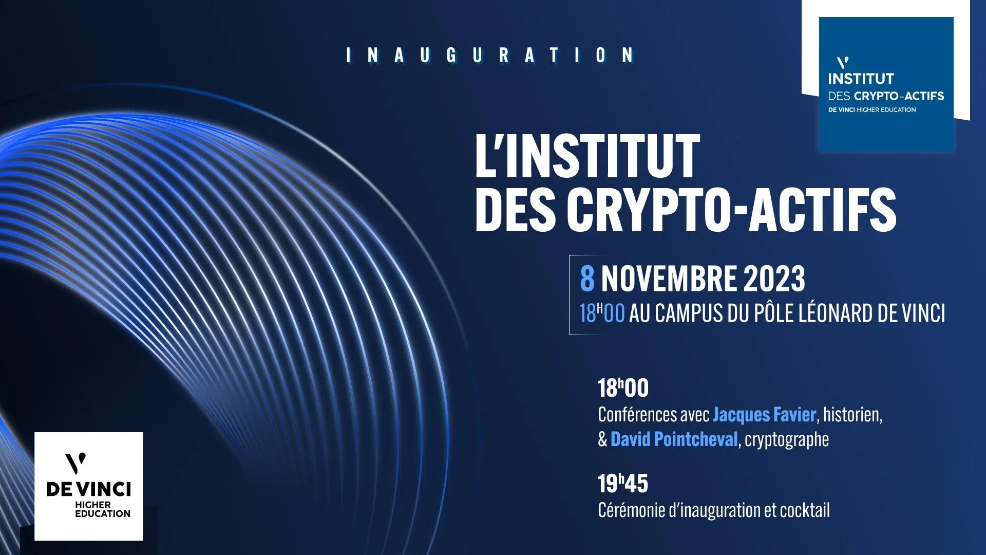 inauguration de l’institut des crypto actifs en france paris
