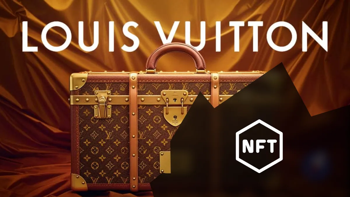 Louis Vuitton NFT collection marque luxe jetons non fongibles