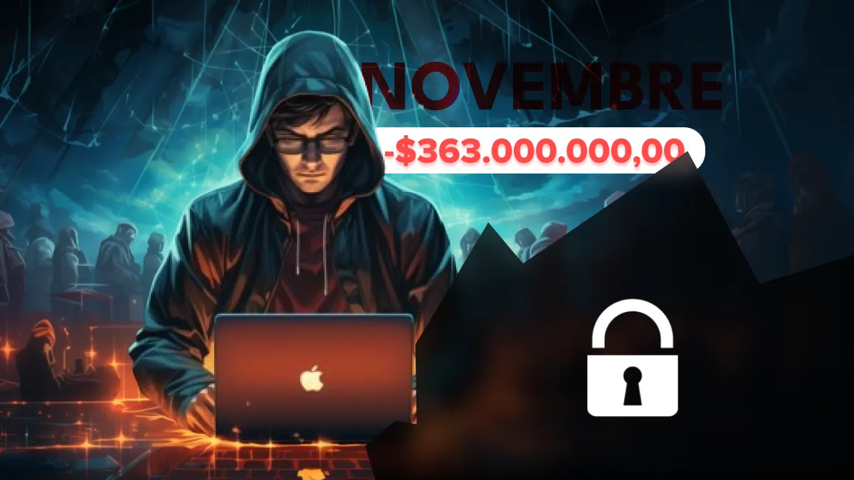 Novembre cryptomonnaies destructeur hacking sécurité cryptos