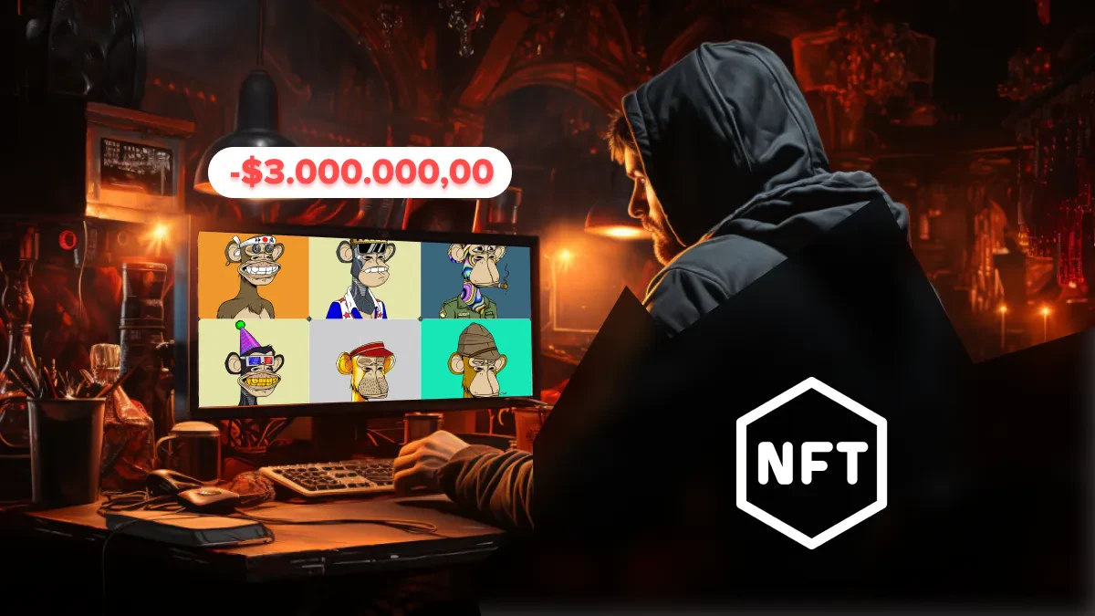 NFT Trader dérobé vol piratage 3 millions de dollars