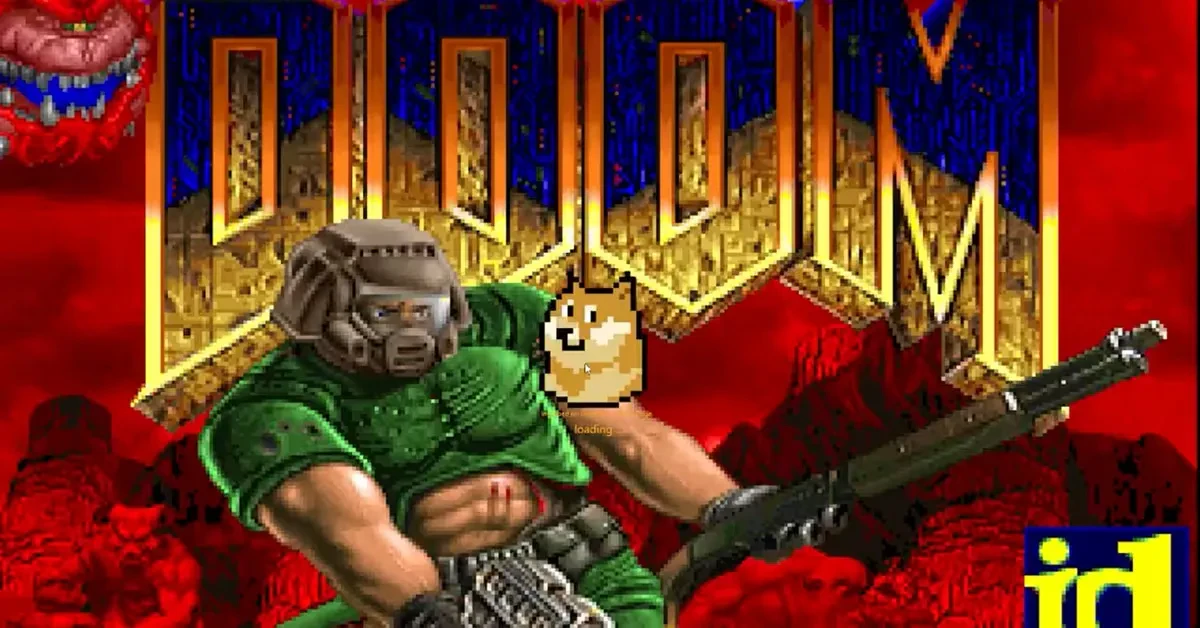 Doom jeu vidéo sur Dogecoin blockchain Doge