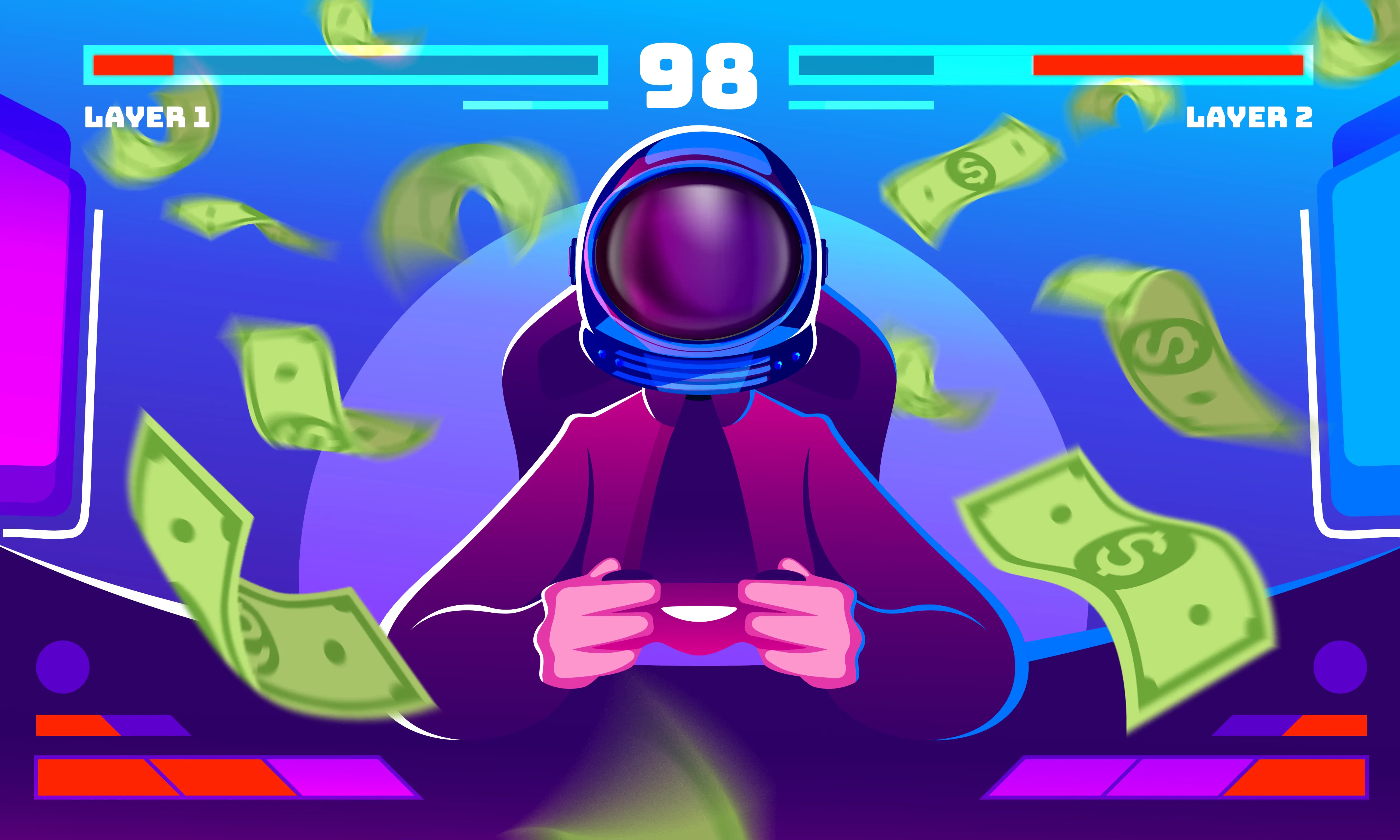 Crypto play-to-earn rendement jeux vidéos