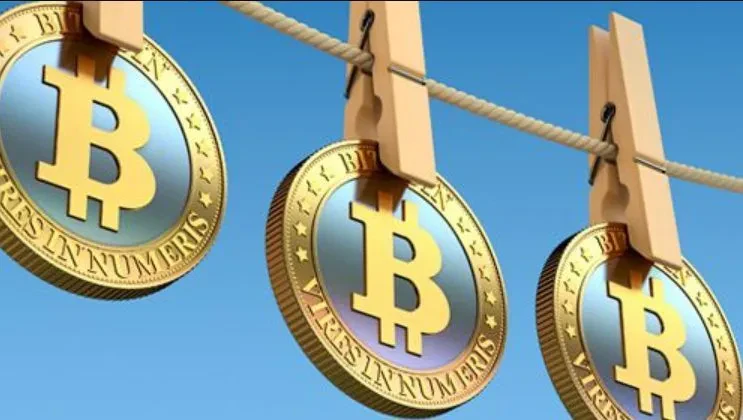 Blanchiment d'argent bitcoin crypto cryptomonnaies monnaie numériques