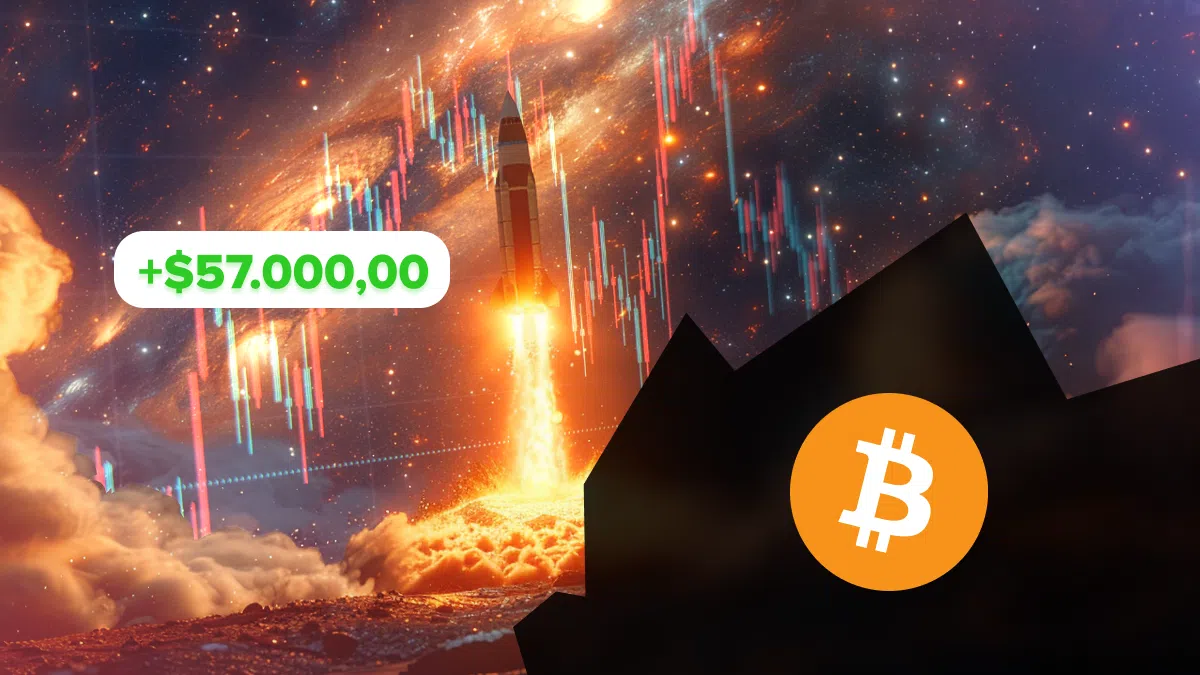 explosion du prix du bitcoin au delà des 57 000 dollars