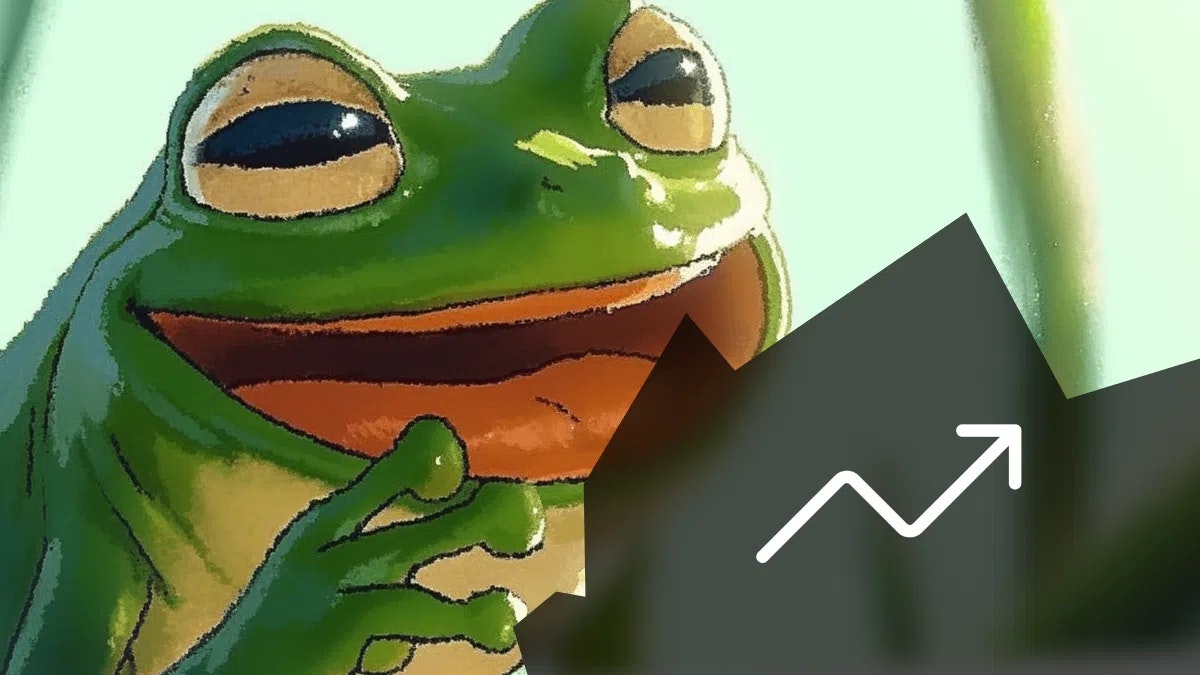 Le memecoin Pepe fait un bond de +100 % et s’approche de son record : quel est son futur ?