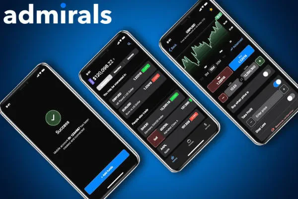L'application mobile de Admiral Markets