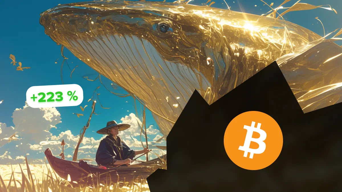 des baleines gagnent beaucoup sur le bitcoin