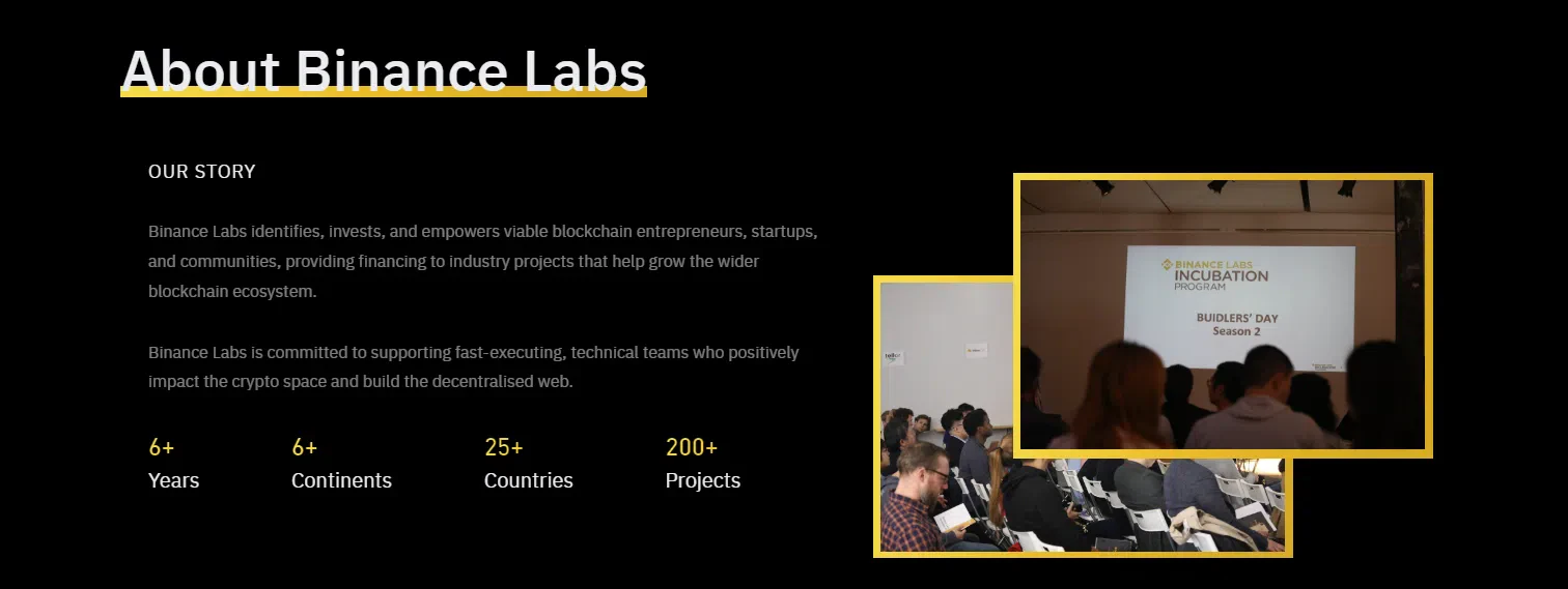 lancement de la nouvelle saison de binance labs