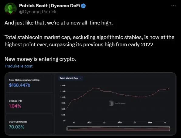 le tweet de patrick scott