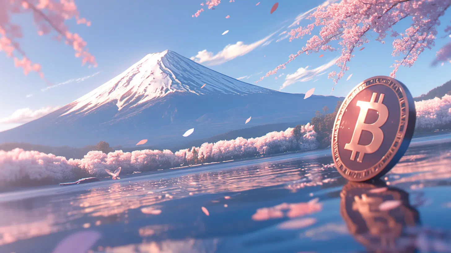 bitcoin avec le mont fuji japon