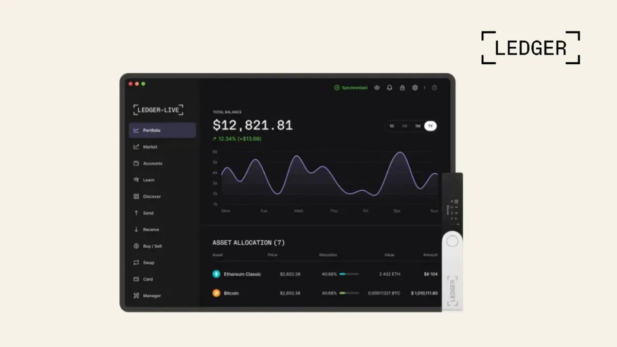 Ledger Nano X configuration crypto wallet