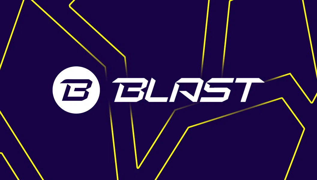 logo de la blockchain blast