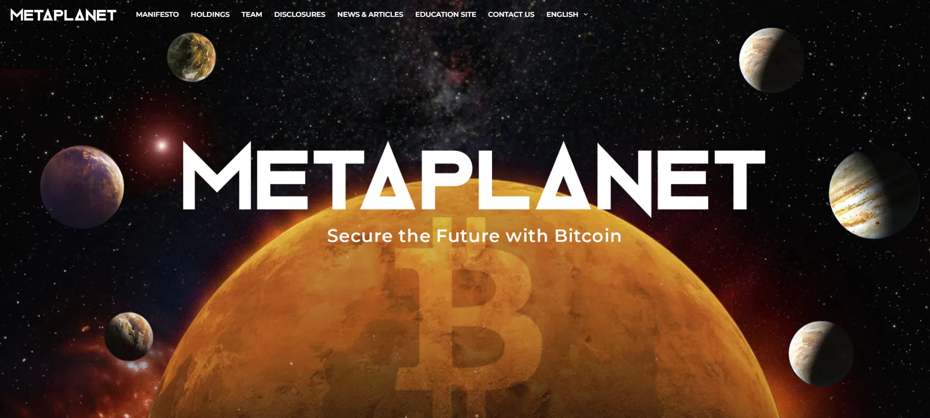 metaplanet site internet