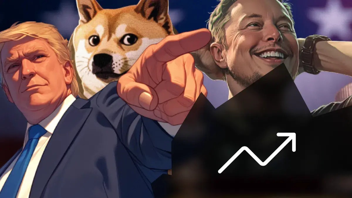 Dogecoin bondit de 12 % grâce à une alliance inattendue entre Musk et Trump