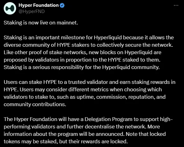 le tweet de hyper foundation