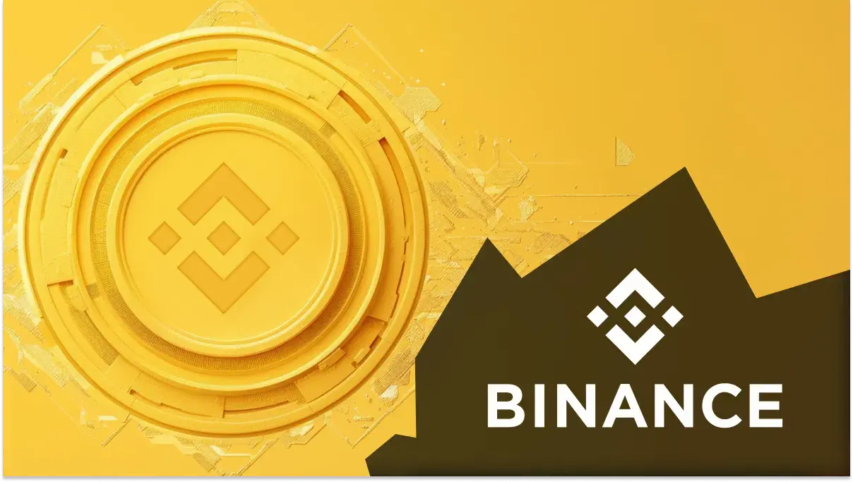 logo de binance listing crypto