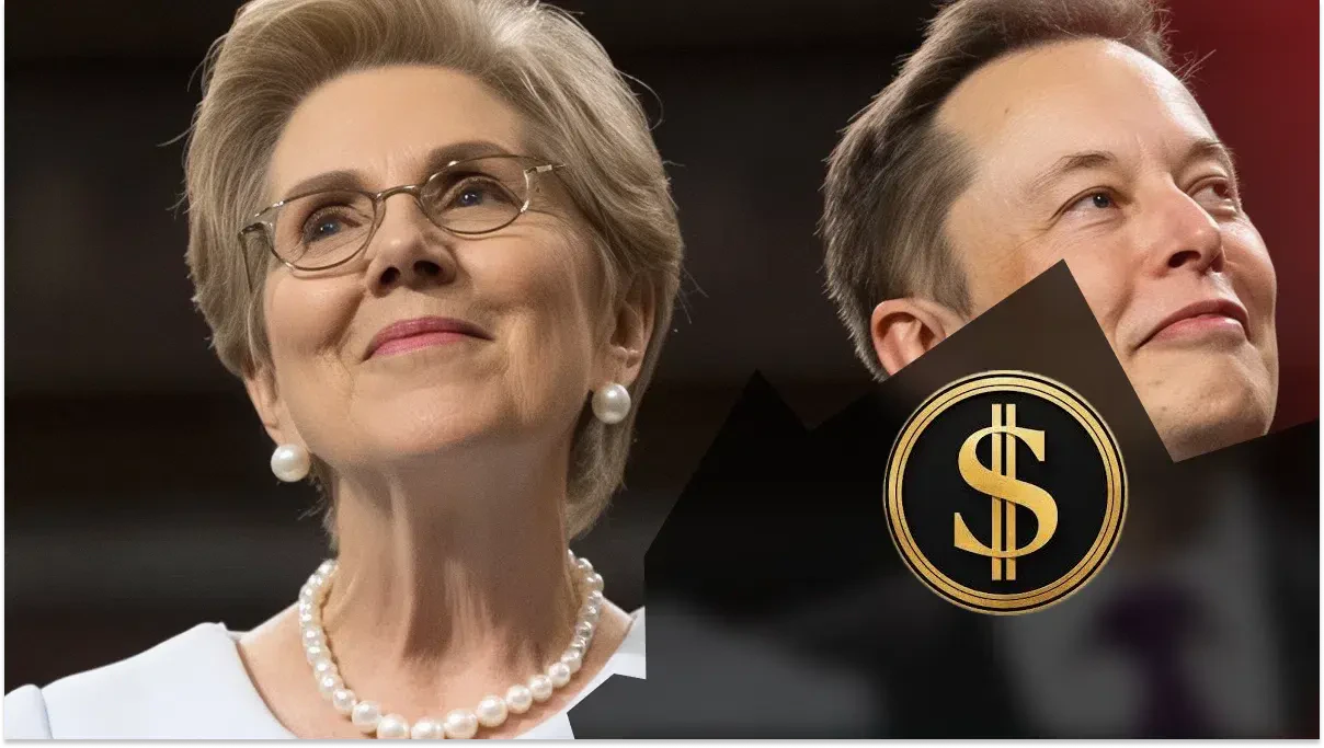 elizabeth warren et elon musk doge