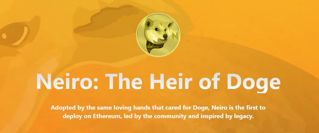 aperçu du site de neiro the heir of doge