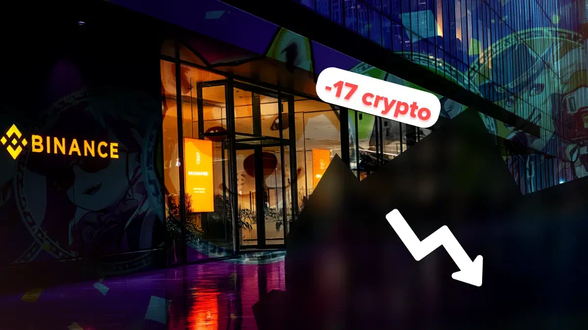 17 crypto delist sur binance