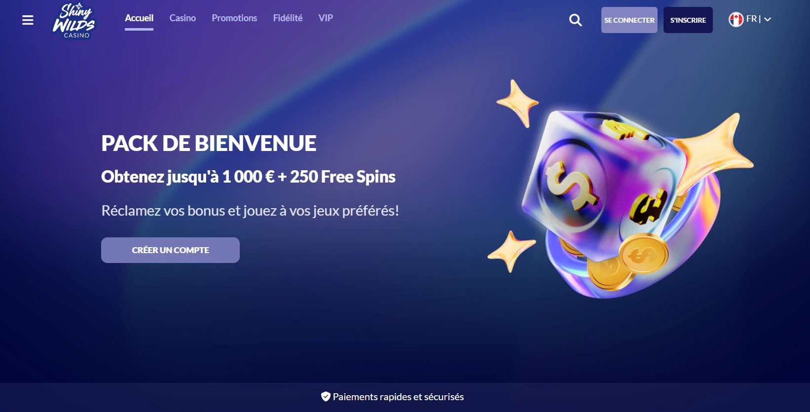 Shiny Wilds paiement en Litecoin