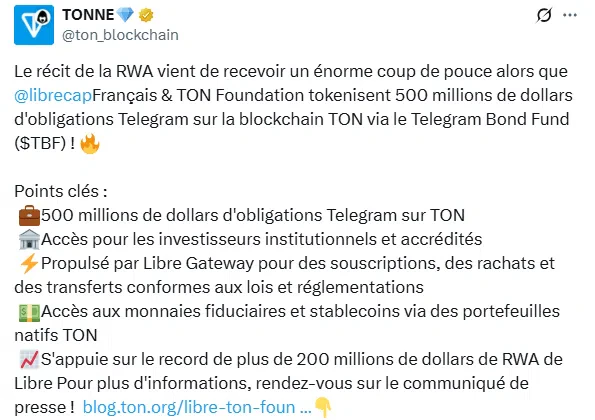 LibreCap et TON Fondation