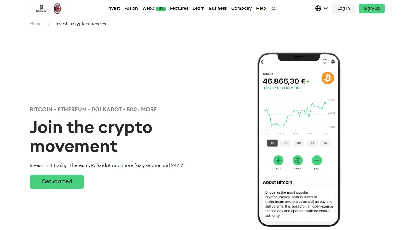 bitpanda et crypto