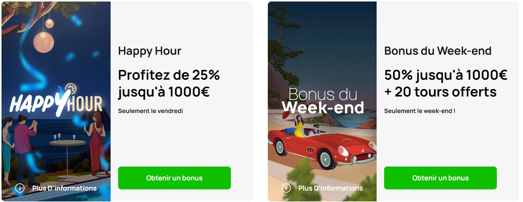 Bonus de recharge Millionz