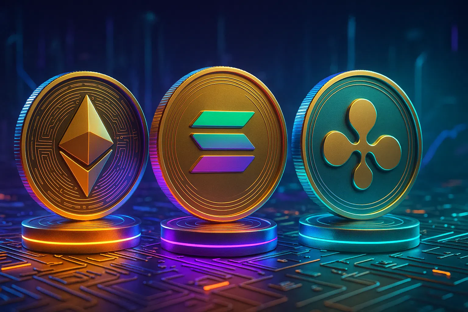 Ethereum Solana Ripple