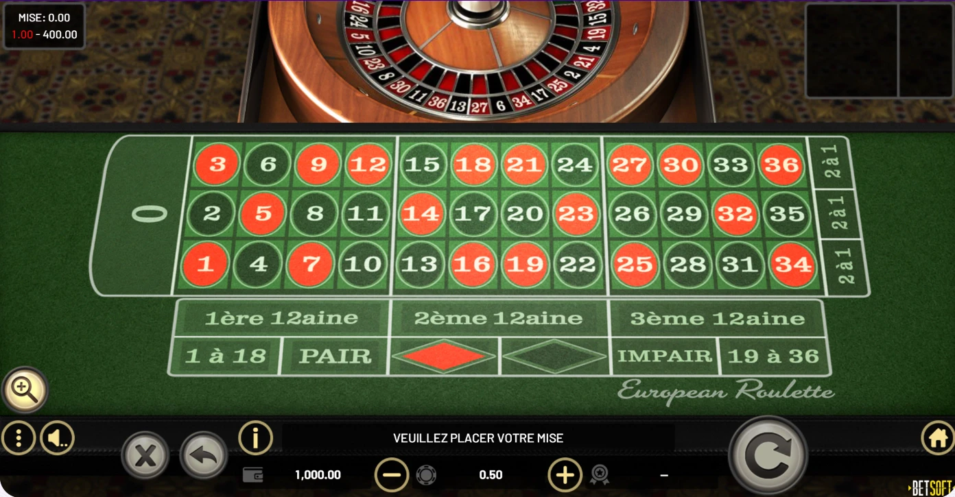 European VIP Roulette