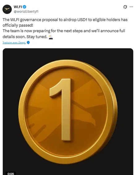 Airdrop USD1