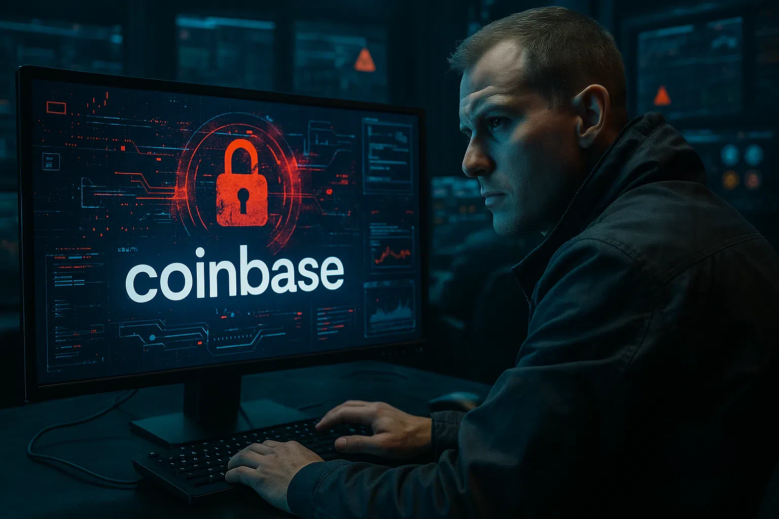 Vol de données chez coinbase
