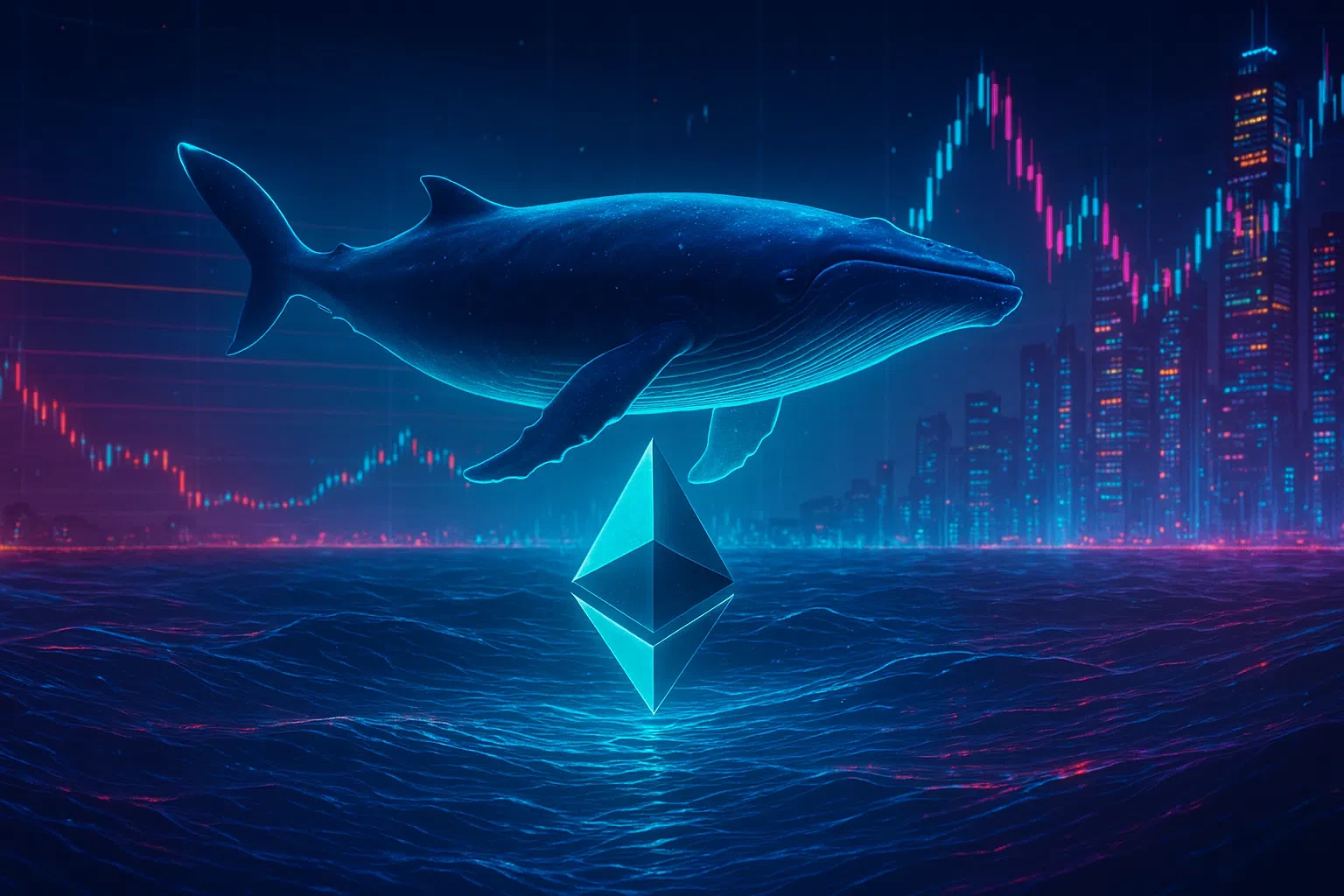 Transfert 1 613 ETH  d'une baleine Ethereum