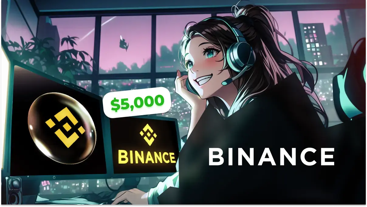 Binance campagne à 5 000 $